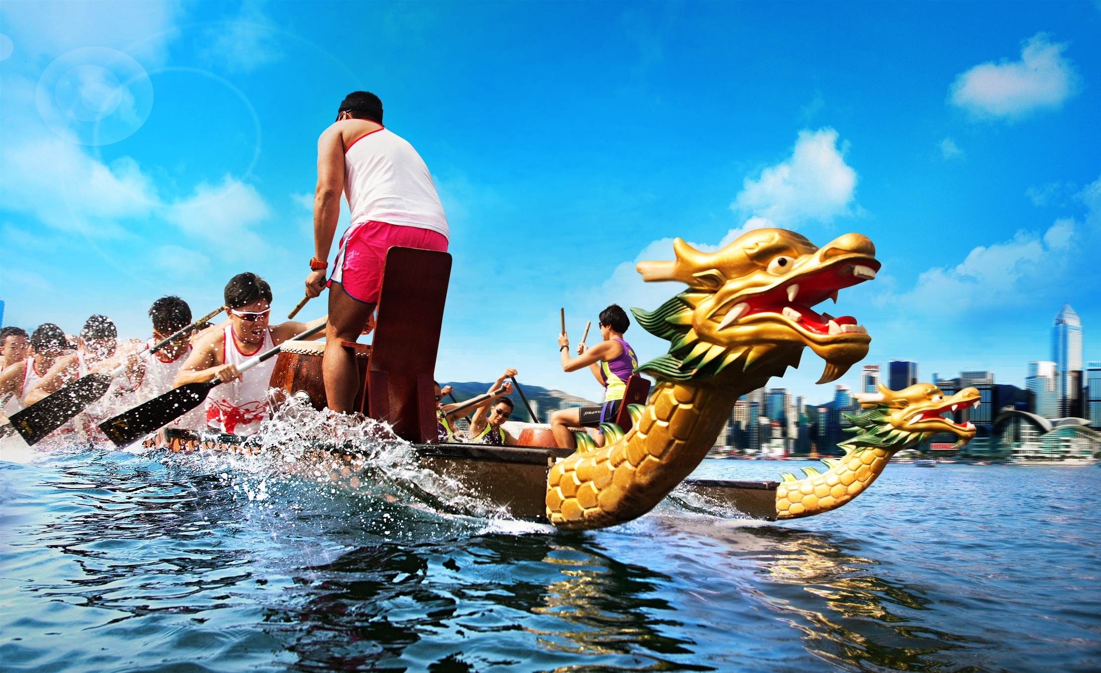 Le festival de bateaux dragons de Hong Kong Frenzy Tours